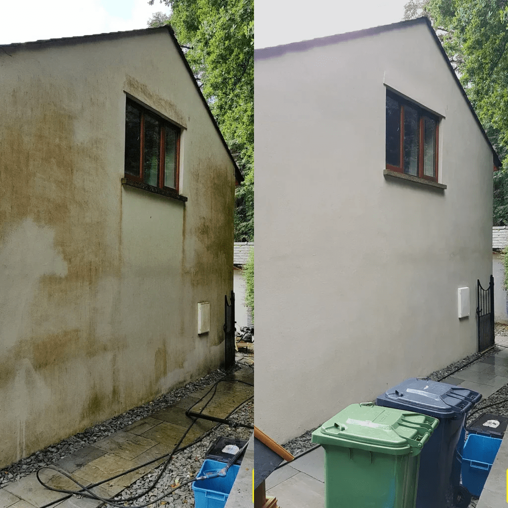 Čištění fasád,střech a dlažby ve Zlíně.